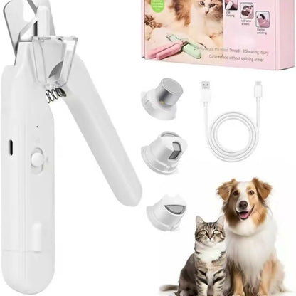 Puphaus 2-In-1 Pet Nail Clipper and Grinder