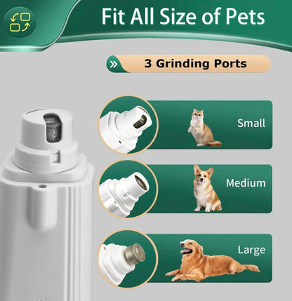 Puphaus 2-In-1 Pet Nail Clipper and Grinder