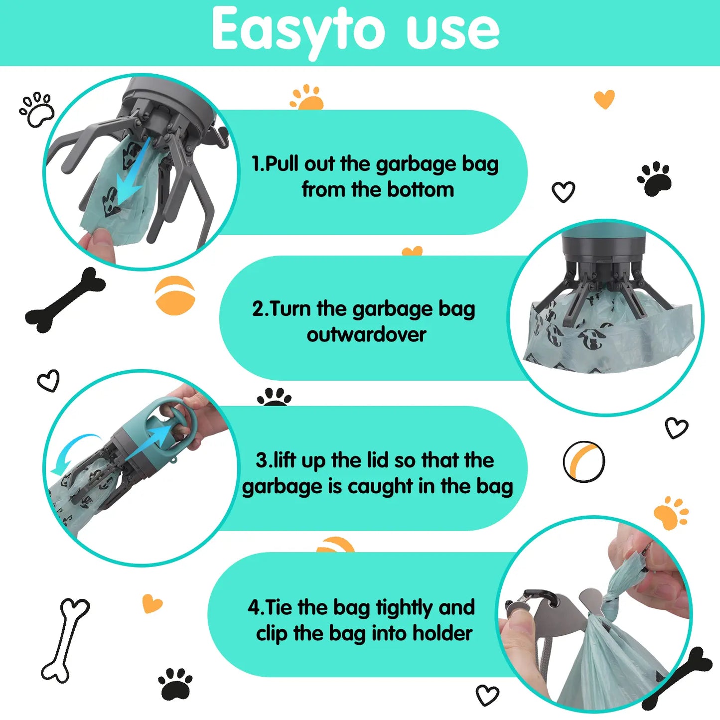 Puphaus Protable Pet Poop Scooper