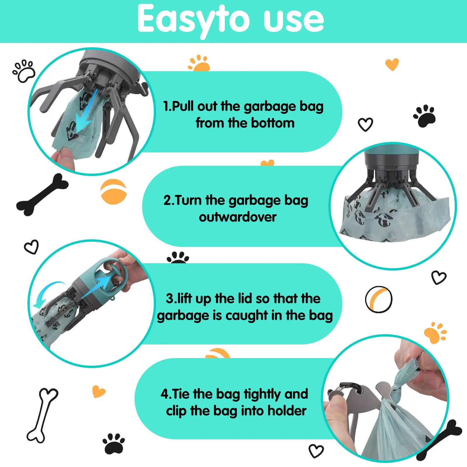 Puphaus Protable Pet Poop Scooper
