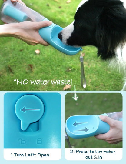 Puphaus Portable Water Bottle for Dogs