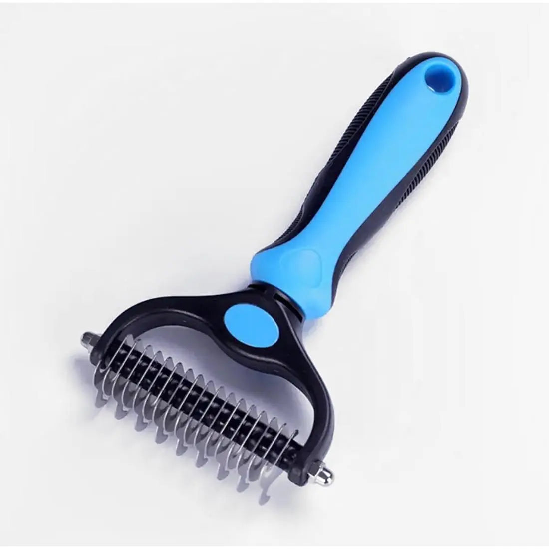 Puphaus Stainless Steel Double-Sided Detangling Comb