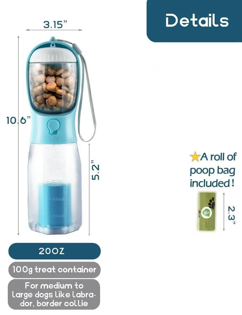 Puphaus Portable Water Bottle for Dogs