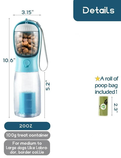 Puphaus Portable Water Bottle for Dogs