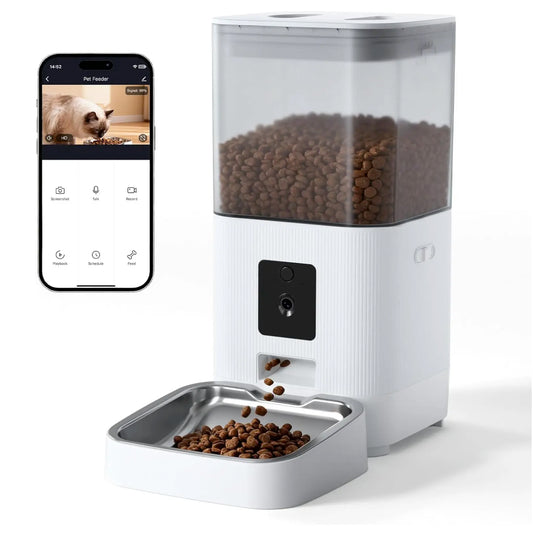 Puphaus Smart Automatic Pet Feeder with Camera