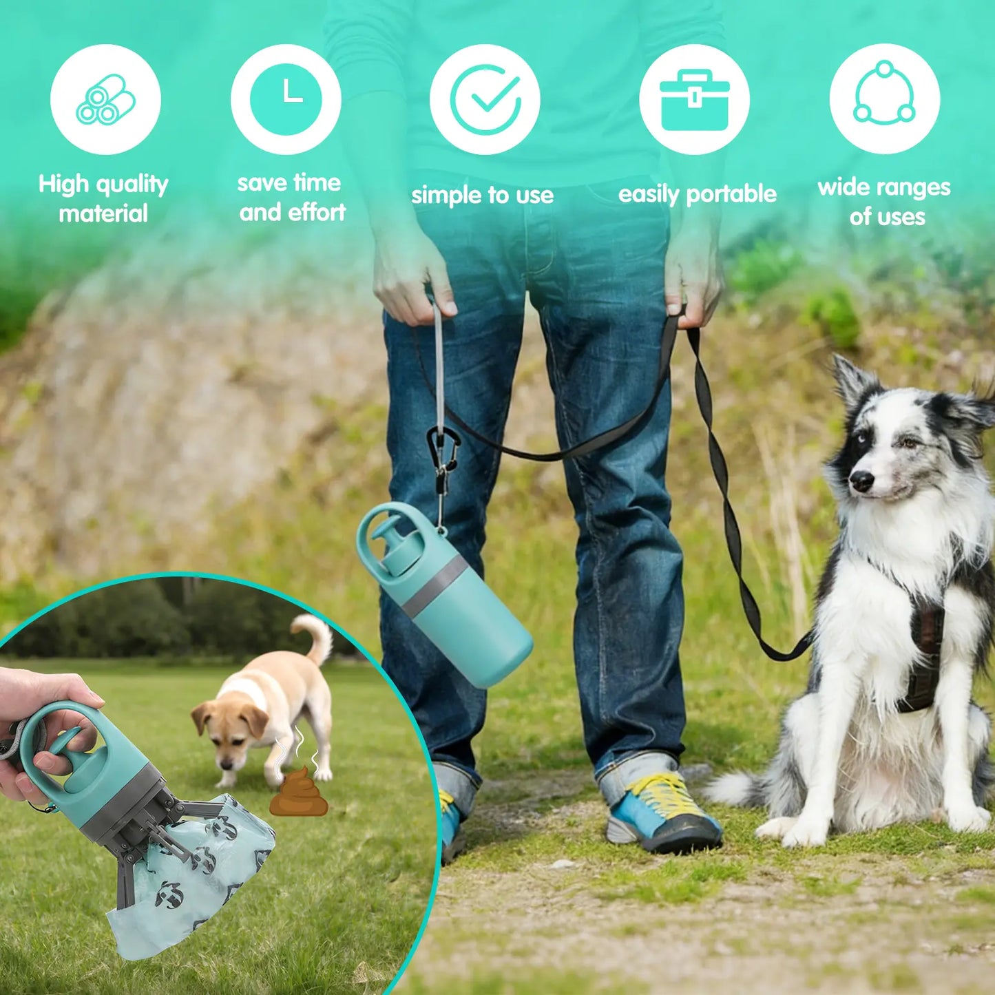 Puphaus Protable Pet Poop Scooper